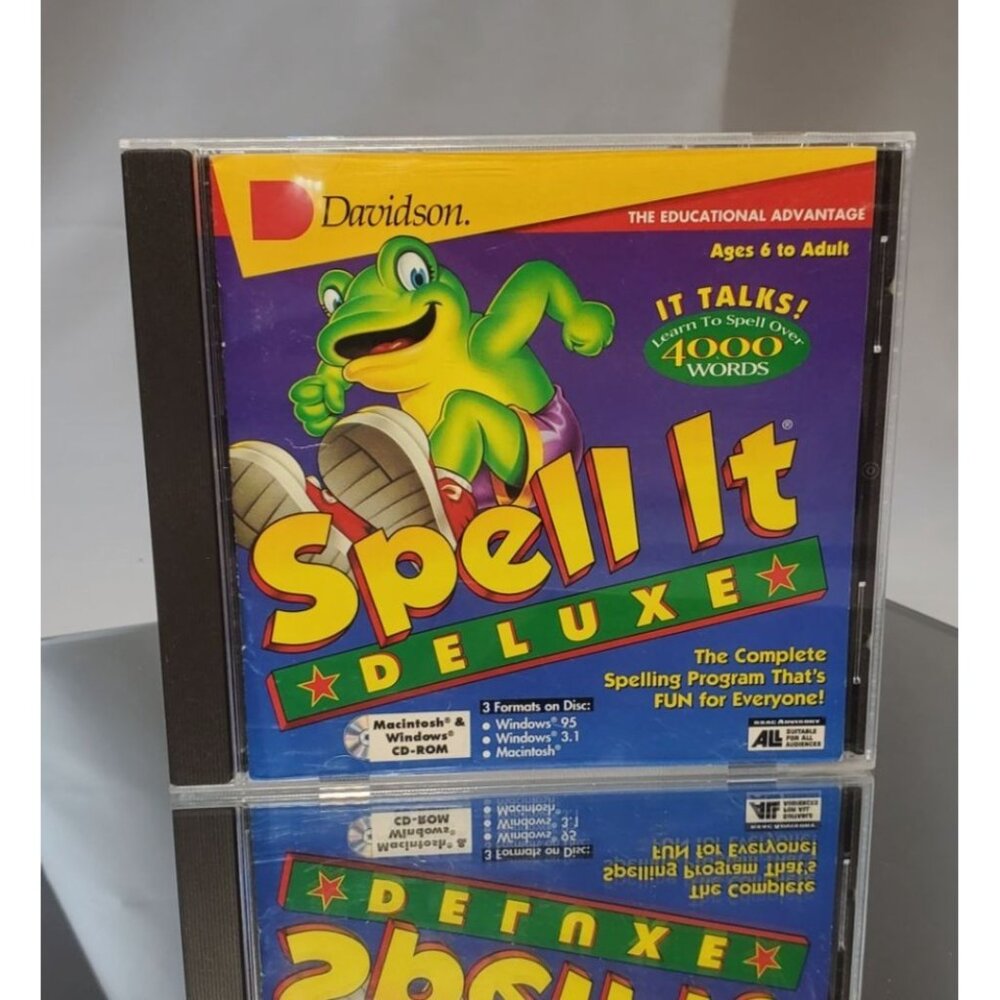 SPELL IT Deluxe Davidson Educational Windows PC CD-ROM Macintosh